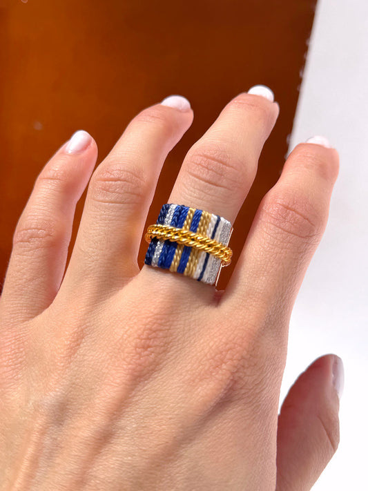 Anillo Caribe Bonaire Nauty Blue