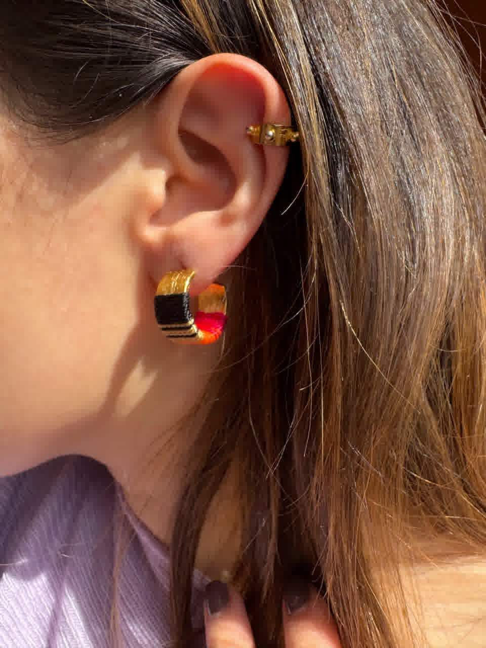 Aretes Candoga Caribe Mini Rosario Cleopatra