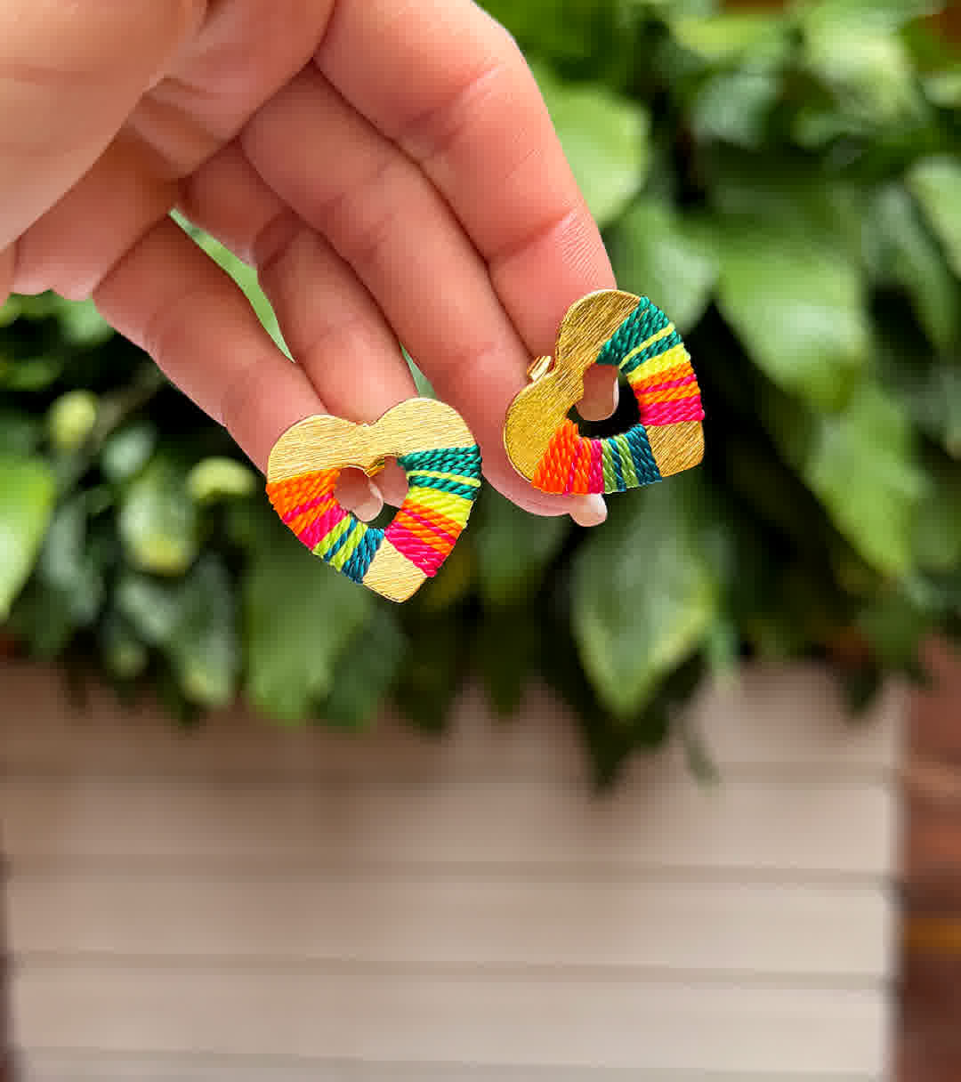 Aretes Praga Afrodita Corazon Primavera