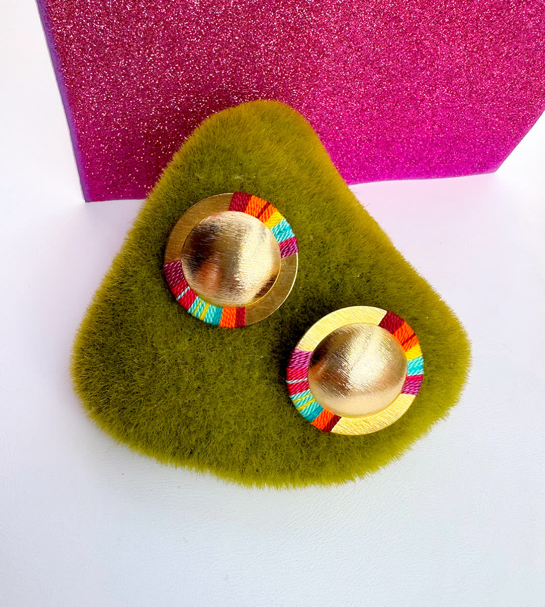 Aretes Amazonia Maxi Venecia - Sara´s accesorios