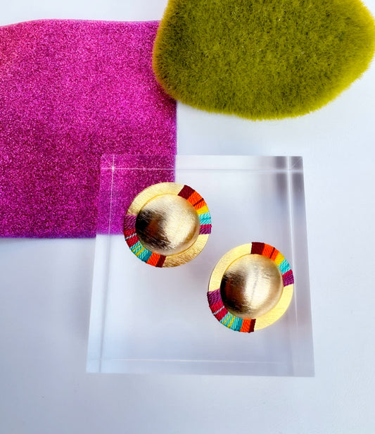 Aretes Amazonia Maxi Venecia - Sara´s accesorios