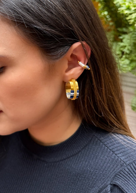 Aretes Caribe Candongas Bonaire Nauty Blue