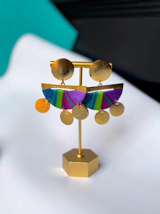 Aretes Caribe Cartagena Pistacho