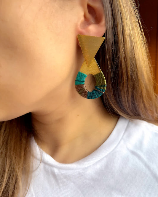 Aretes Dominica Palma de Cera - Sara´s accesorios