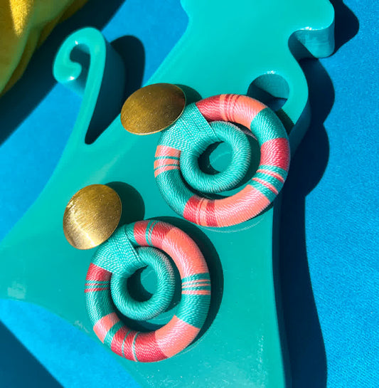 Aretes Praga Iris Pink