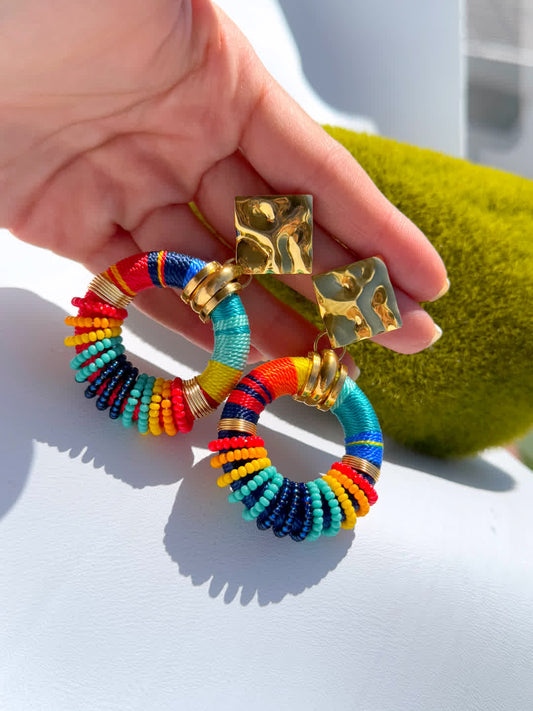 Aretes Metis Mini Colombia - Sara´s accesorios