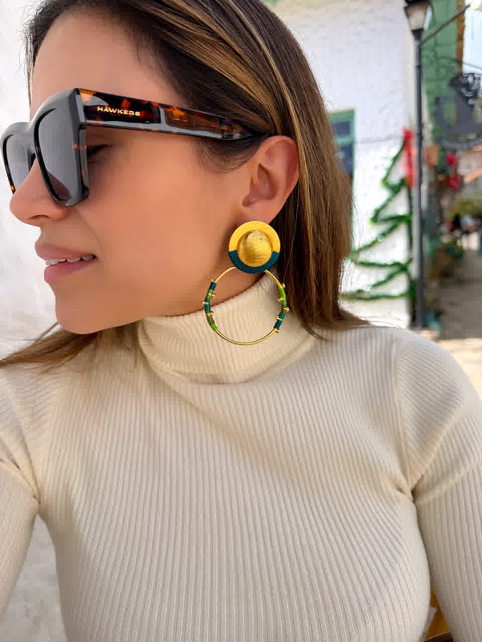 Aretes Caribe Barranquilla Verdes