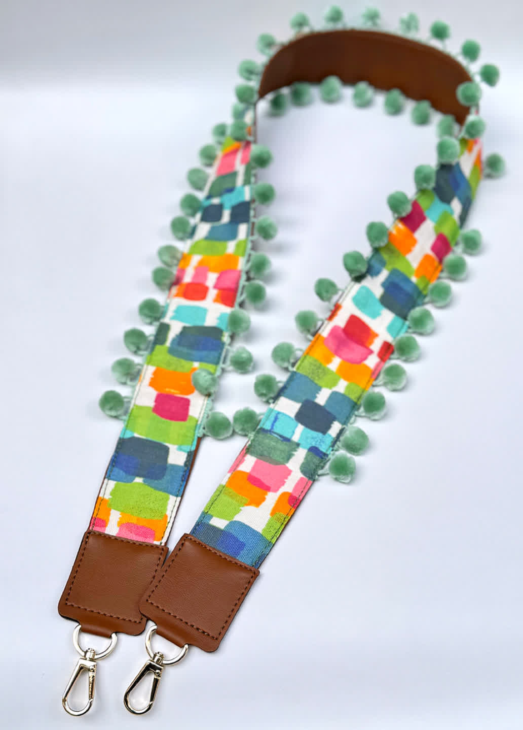 Asa Lona pompón Turquesa - Sara´s accesorios