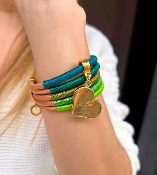 Brazalete Constelacion Hercules Verdes - Sara´s accesorios