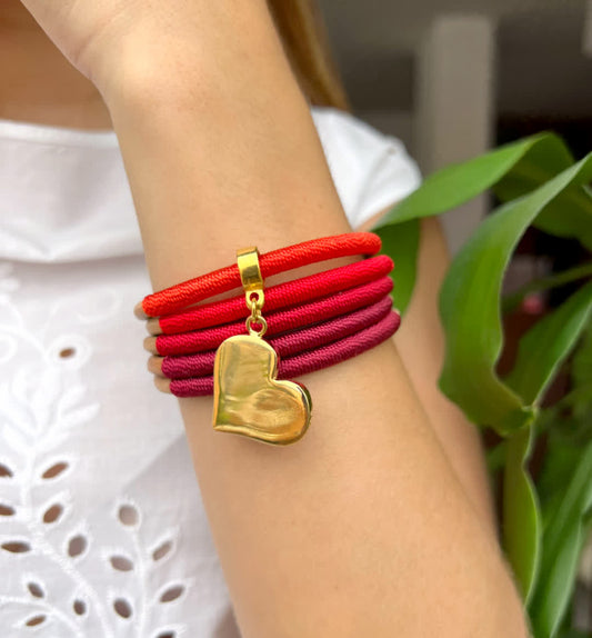 Brazalete Constelacion Hercules Rojos - Sara´s accesorios