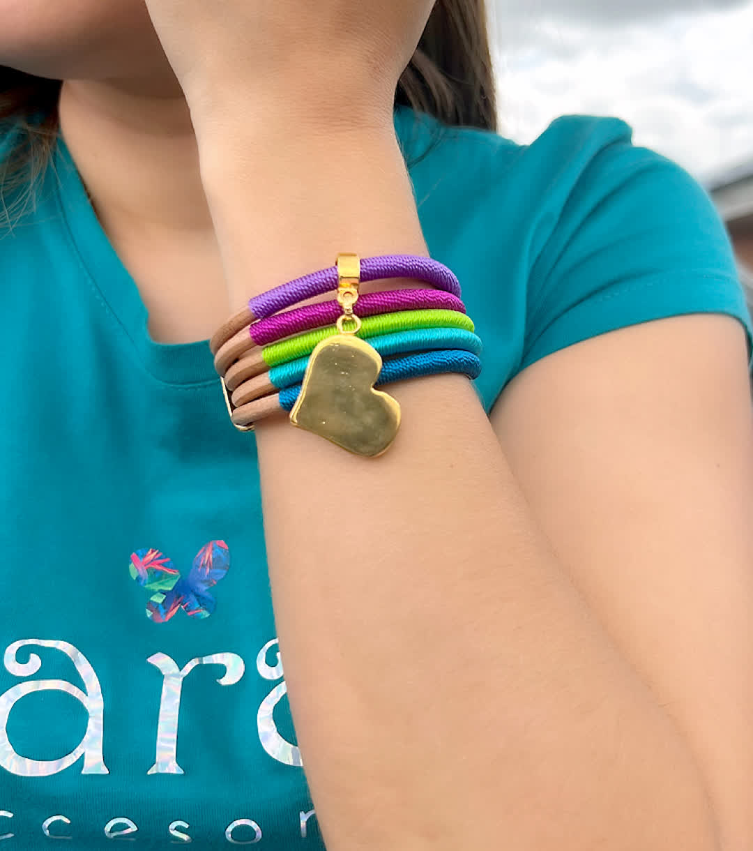 Brazalete Constelacion Hercules Pistacho - Sara´s accesorios