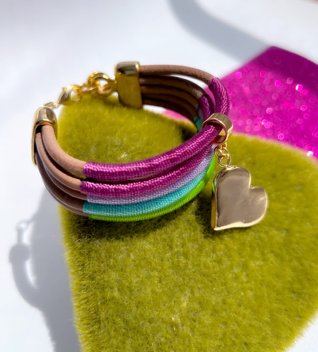 Brazalete Constelacion Hercules Purple - Sara´s accesorios