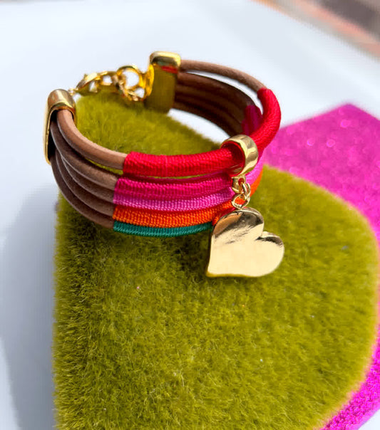 Brazalete Constelacion Hercules Sandia - Sara´s accesorios