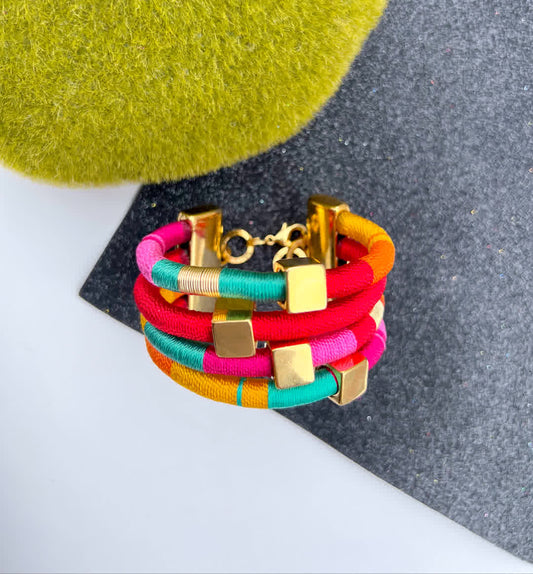 Brazalete Orion Sandia - Sara´s accesorios