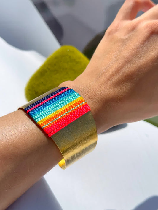 Brazalete Caribe Virginia Santorini - Sara´s accesorios