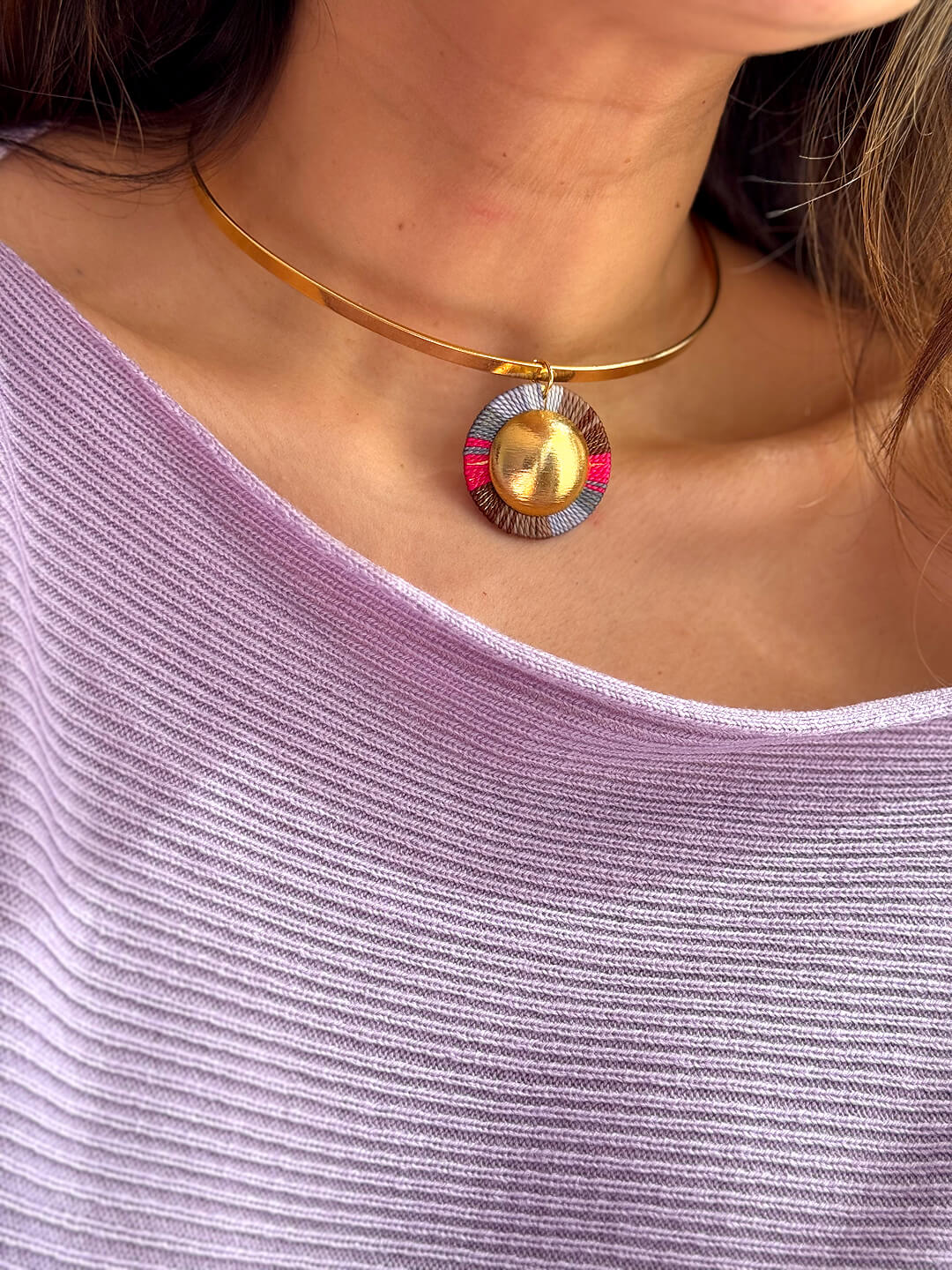 Collar Choker Sierra Nevada Gray - Sara´s accesorios