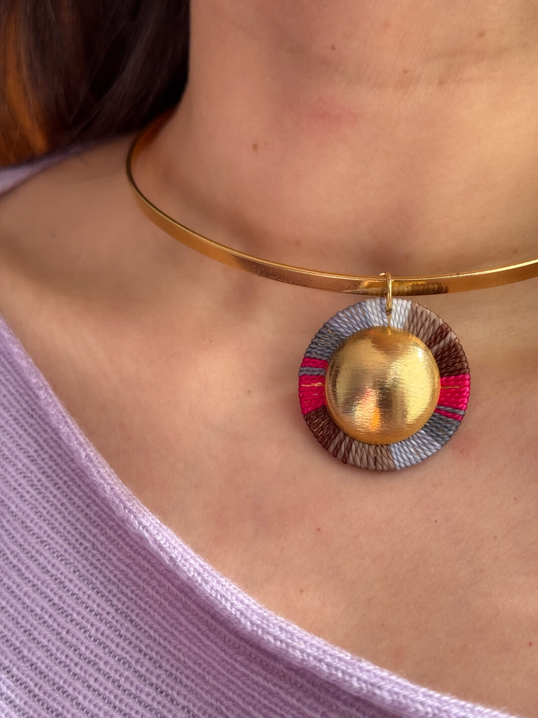 Collar Choker Sierra Nevada Gray - Sara´s accesorios