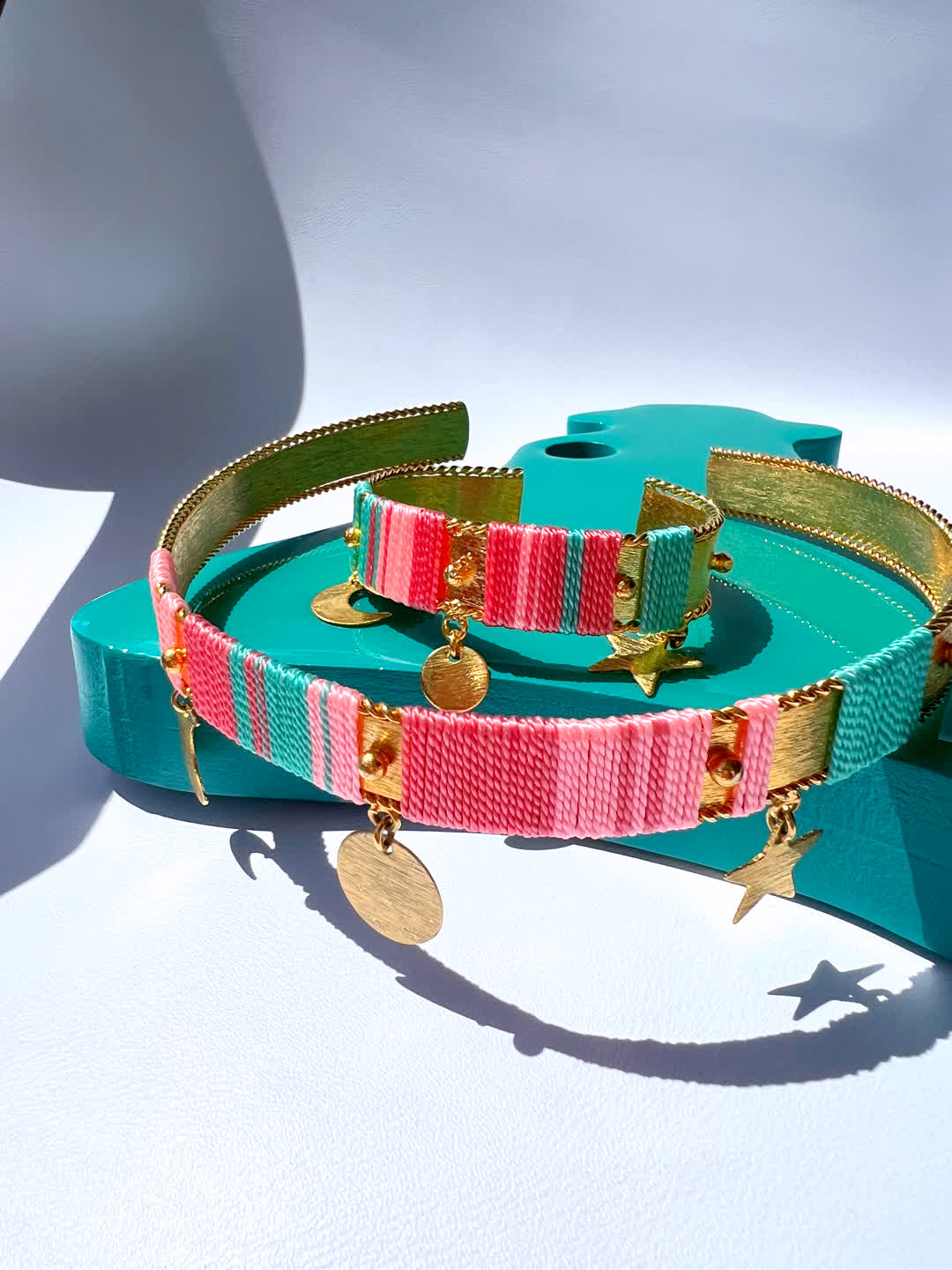Collar Choker Amazonia Bora Pink