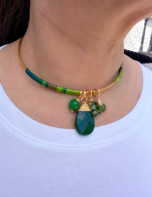 Choker Origen Guatavita Verdes
