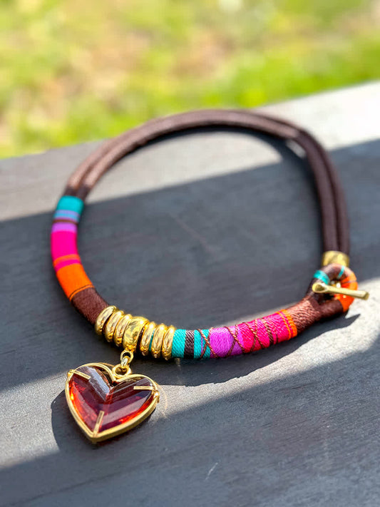 Collar Praga Alice Chocolate