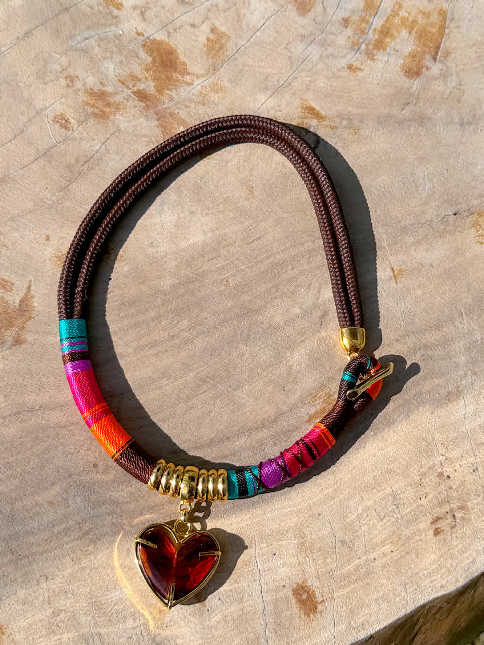 Collar Praga Alice Chocolate
