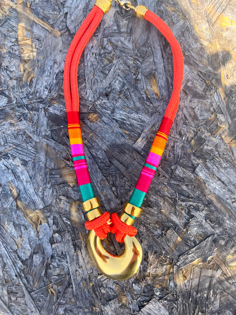 Collar Sparkle Violeta Sandia