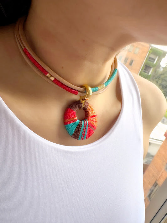 Collar Choker Zipaquira Mokare - Sara´s accesorios