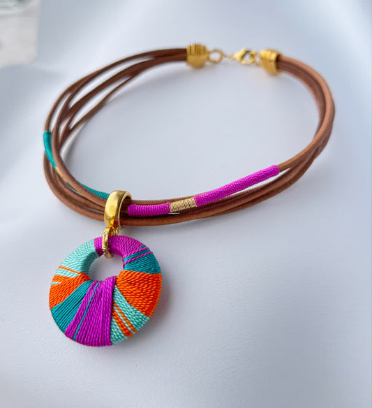 Collar Choker Zipaquira Ice Cream - Sara´s accesorios