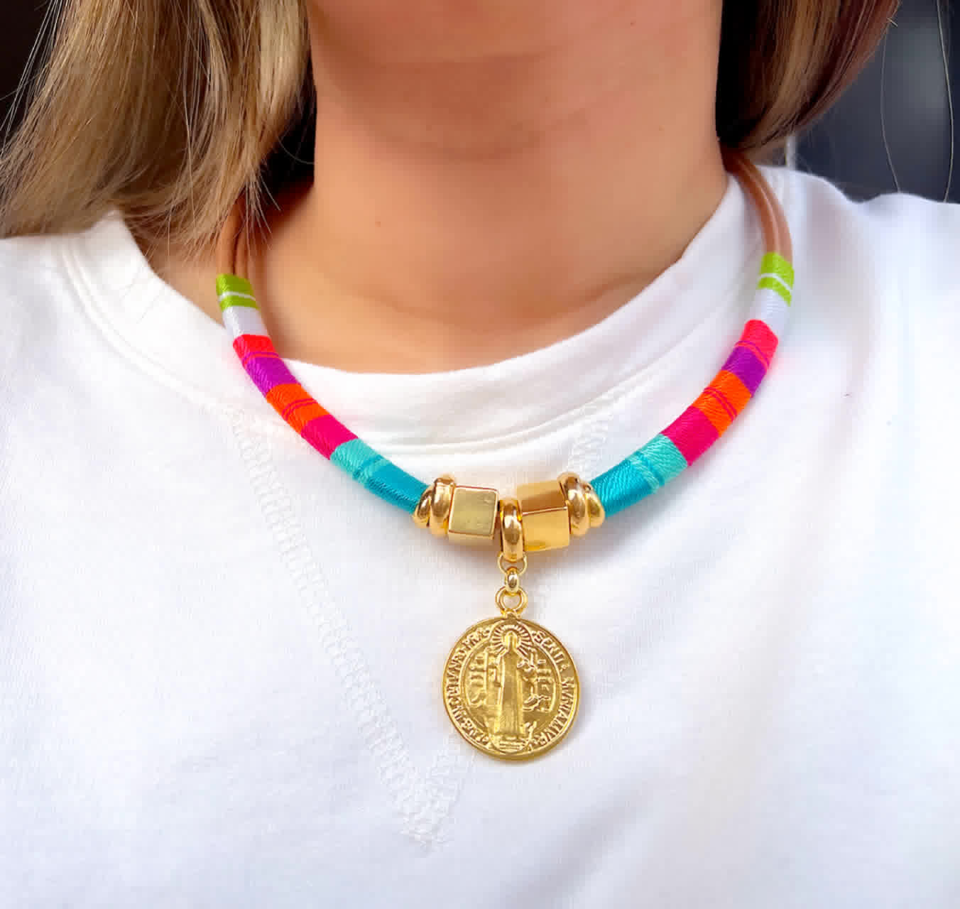 Collar Sparkle Cuarzo SB Candy Pop