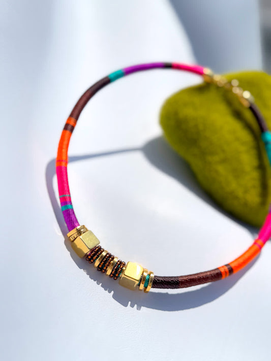 Collar Martina Chocolate - Sara´s accesorios