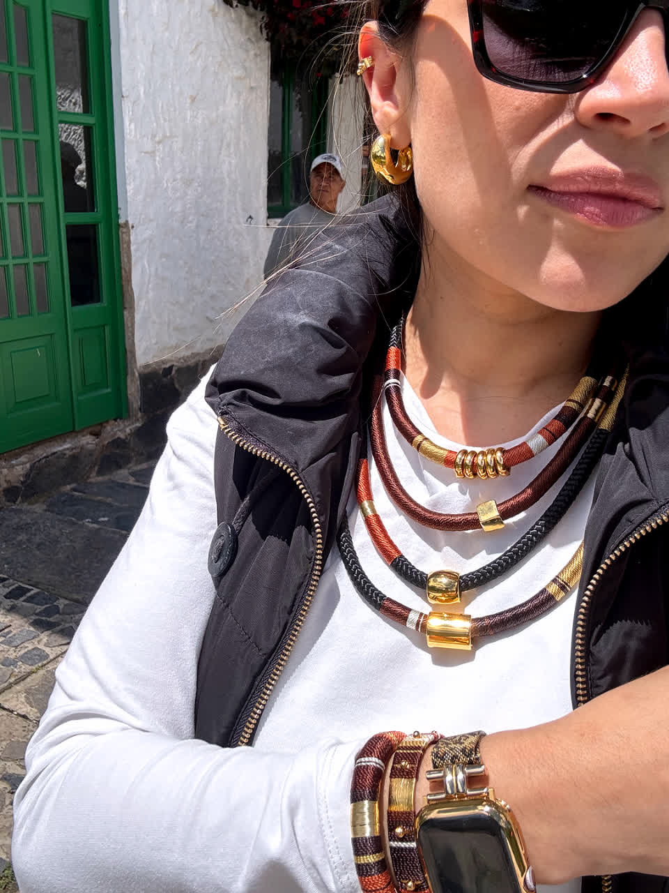 Collar Army Maxi Cascada Arequipe - Sara´s accesorios