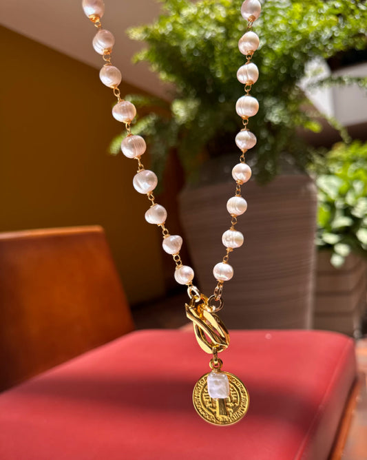 Collar Perlas Fenix