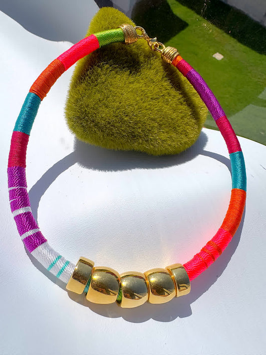 Collar tres apliques Candy Pop - Sara´s accesorios