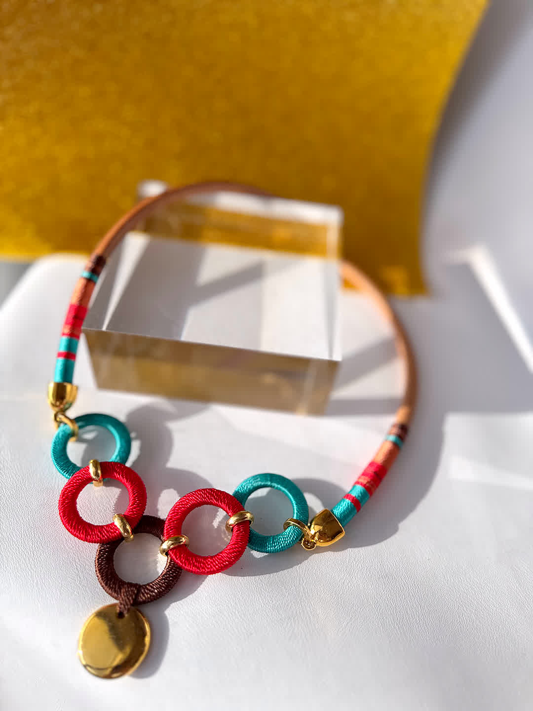 Collar Origen Valle de Cocora Mokare - Sara´s accesorios
