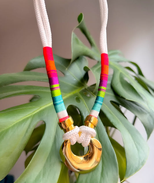 Collar Sparkle Violeta Candy Pop