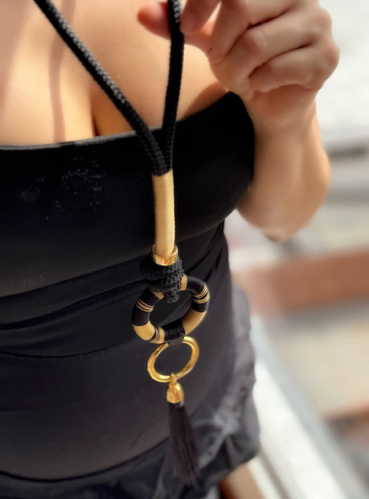 Collar Copoazu Golden - Sara´s accesorios