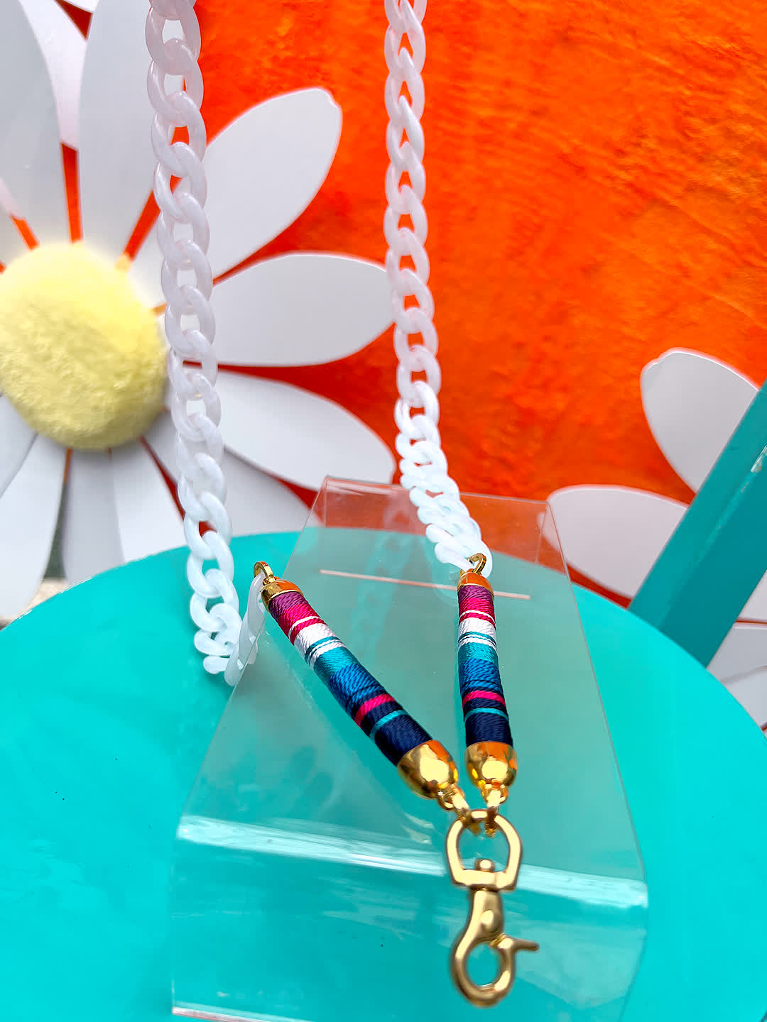 Porta Celular Maxi Azul Radiante blanco - Sara´s accesorios