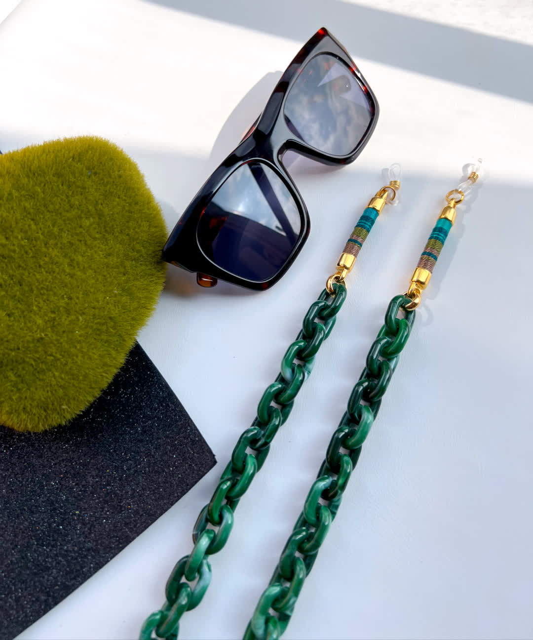 Cuelga Gafas Chain Palma de Cera - Sara´s accesorios