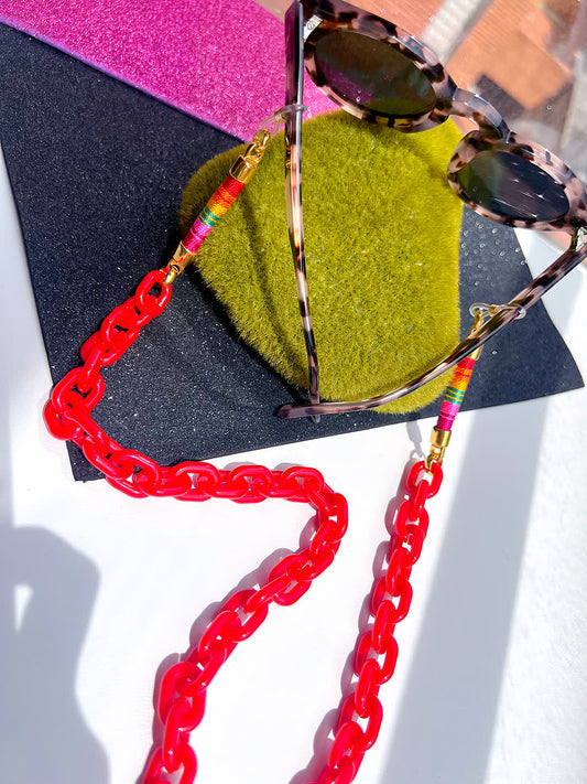 Cuelga Gafas Chain Sandia - Sara´s accesorios