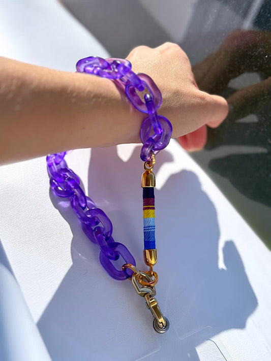 Porta Celular Mini morado zafir - Sara´s accesorios