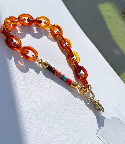 Porta Celular Mini carey mokare - Sara´s accesorios