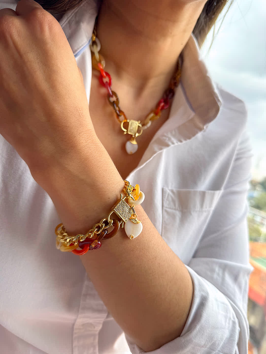 Pulsera Chain Amunet Arequipe - Sara´s accesorios