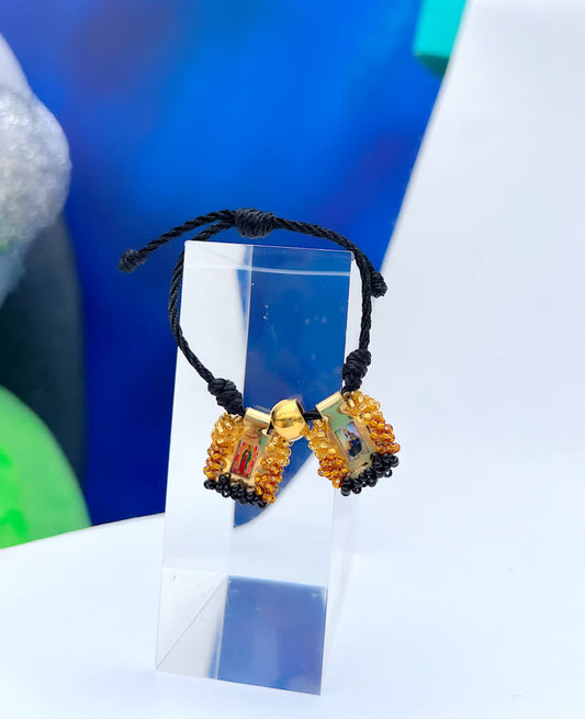 Pulsera Cordon Escapulario Glam Mini Golden