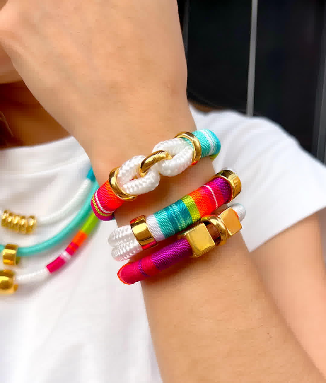 Pulsera Blue Mandala Sencilla Candy pop