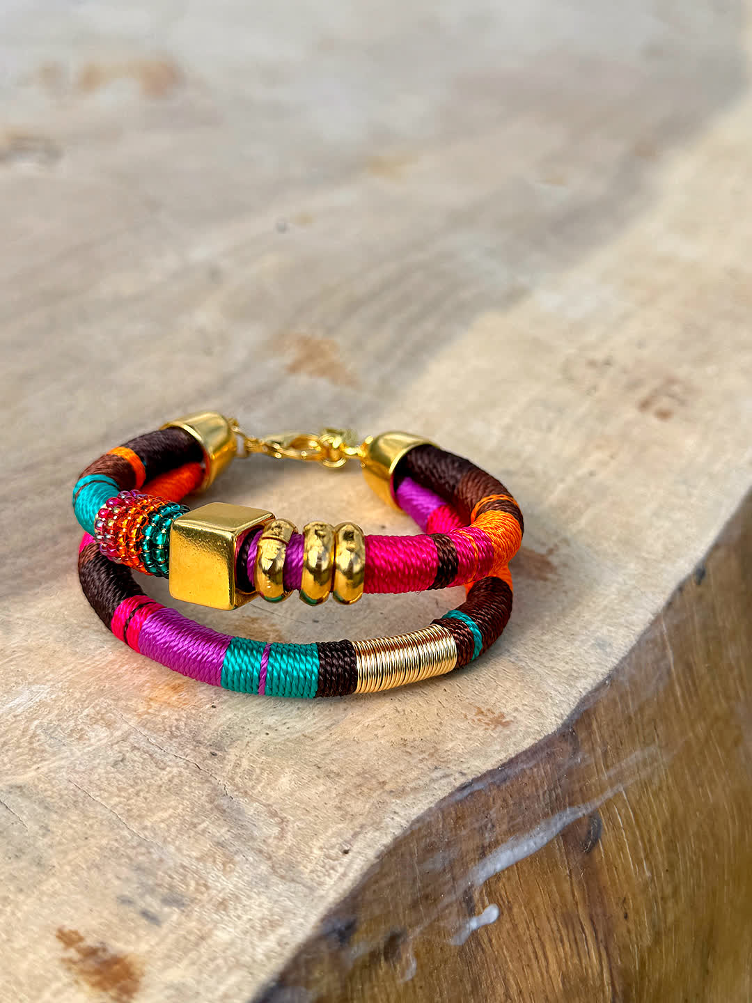 Pulsera Caribe Tortuga Chocolate