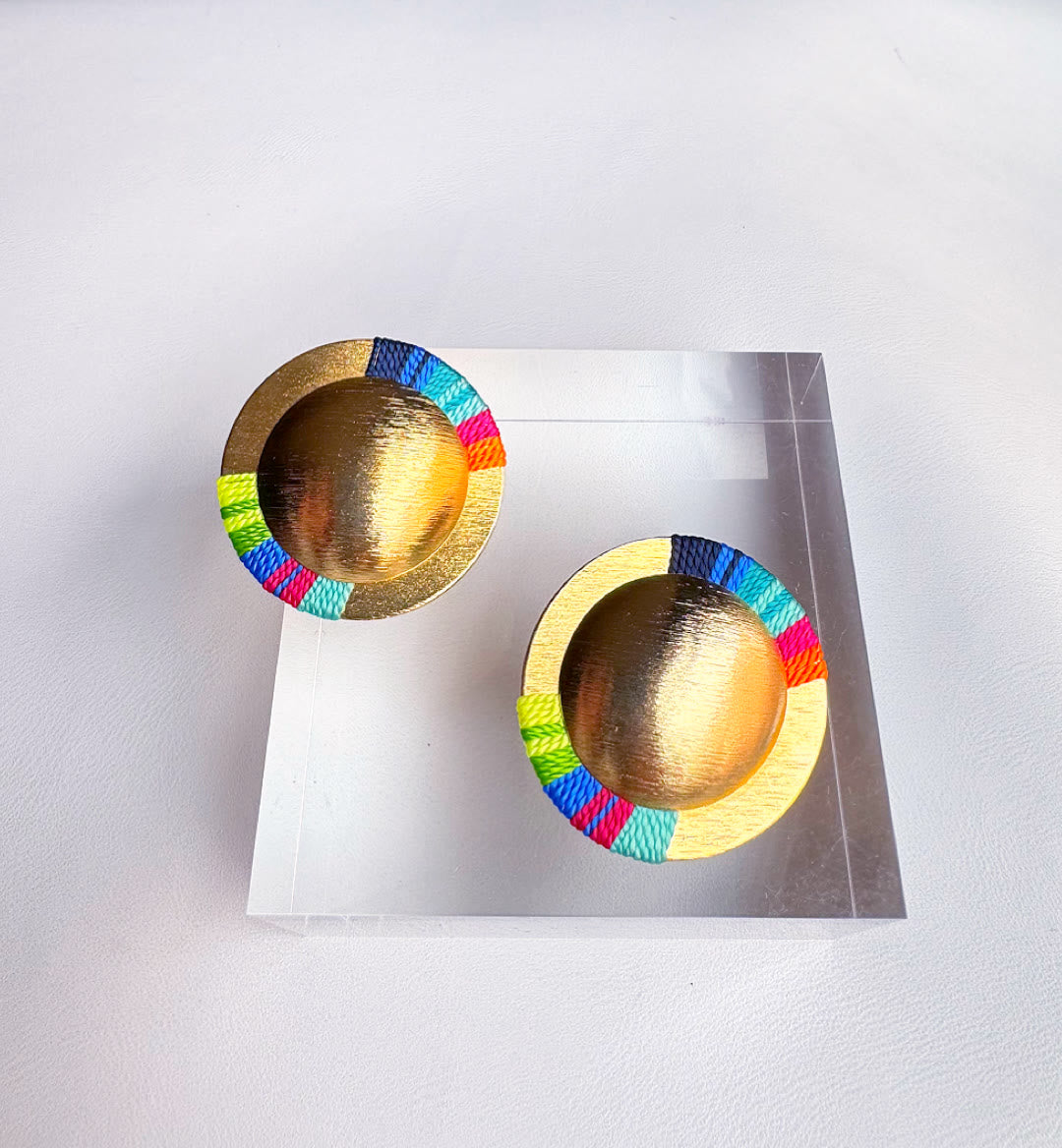 Aretes Amazonia Maxi Multicolor - Sara´s accesorios