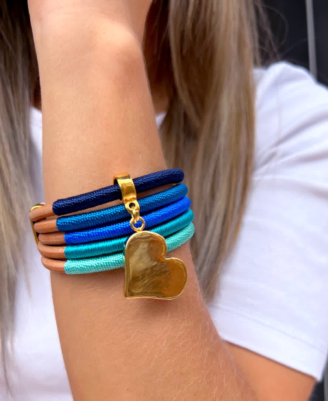 Brazalete Constelacion Hercules Azules - Sara´s accesorios