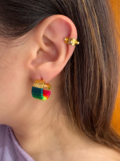 Aretes Caribe Mini Rosario Primavera