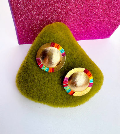 Aretes Amazonia Maxi Venecia - Sara´s accesorios