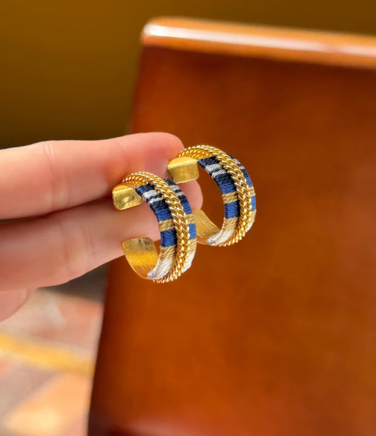 Aretes Caribe Candongas Bonaire Nauty Blue